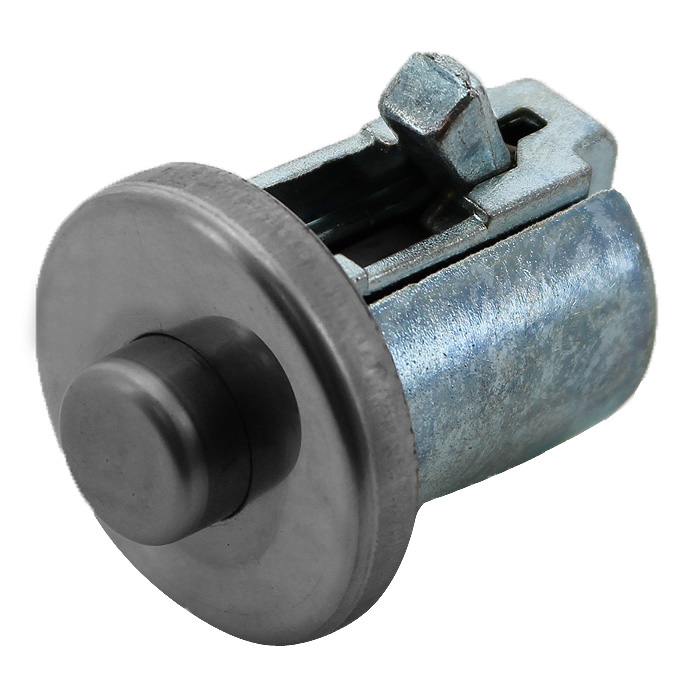 Rugged Ridge Glove Box Push Button Assembly, Stainless Steel | 1972-1986 Jeep CJ5, CJ6, CJ7, CJ8 Rugged Ridge Glove Box Push Button Assembly, Stainless Steel | 1972-1986 Jeep CJ5, CJ6, CJ7, CJ8