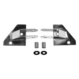 Rugged Ridge Mirror Relocation Brackets, Stainless Steel, Pair | 1987-1995 Jeep Wrangler YJ, 7485 Rugged Ridge Mirror Relocation Brackets, Stainless Steel, Pair | 1987-1995 Jeep Wrangler YJ, 7485