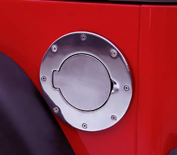 Rampage Billet Style Gas Cover | 1997-2006 Jeep Wrangler TJ, 75000