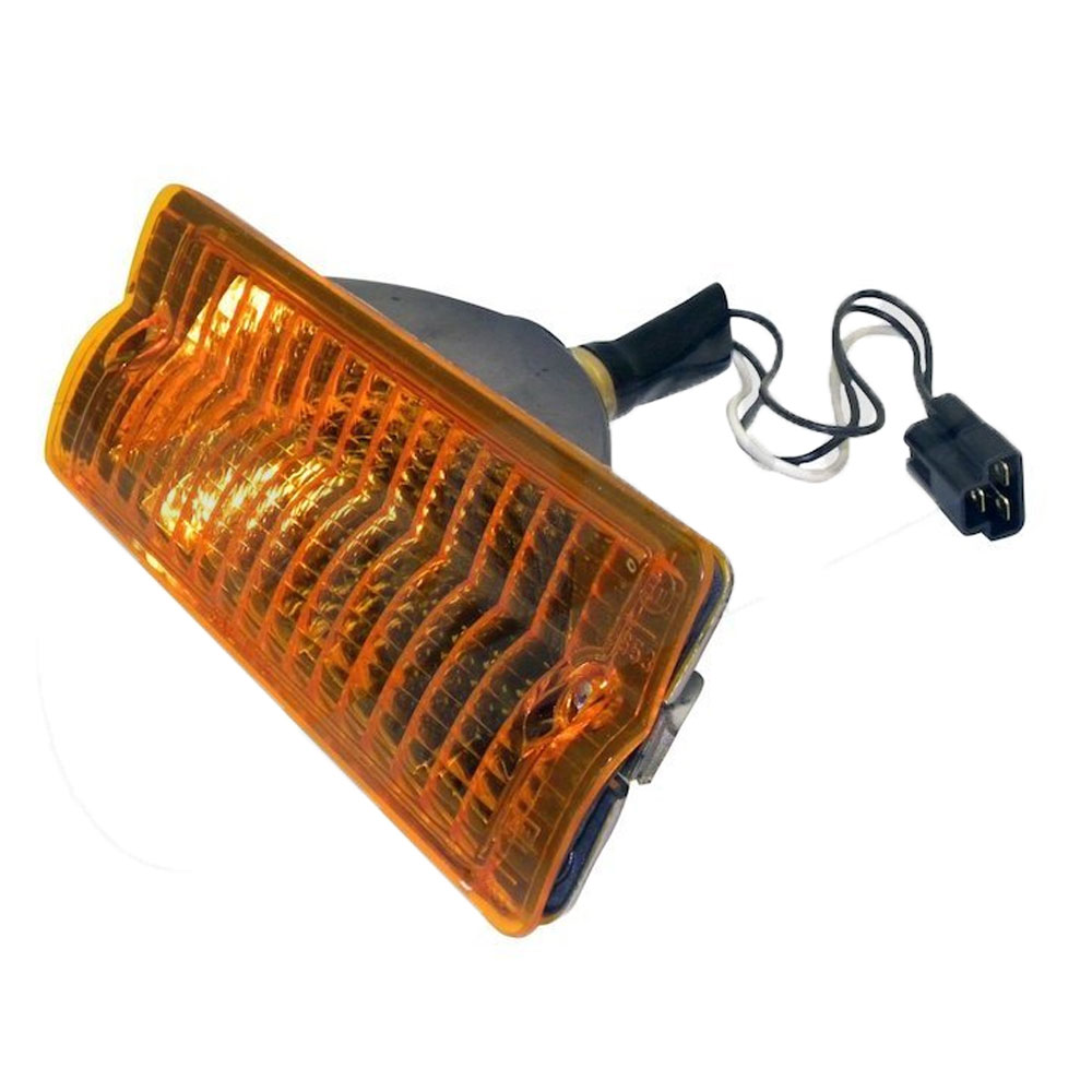 Crown Front Parking Lamp Amber Right | 1976-1991 Jeep Grand Wagoneer SJ, 5460106