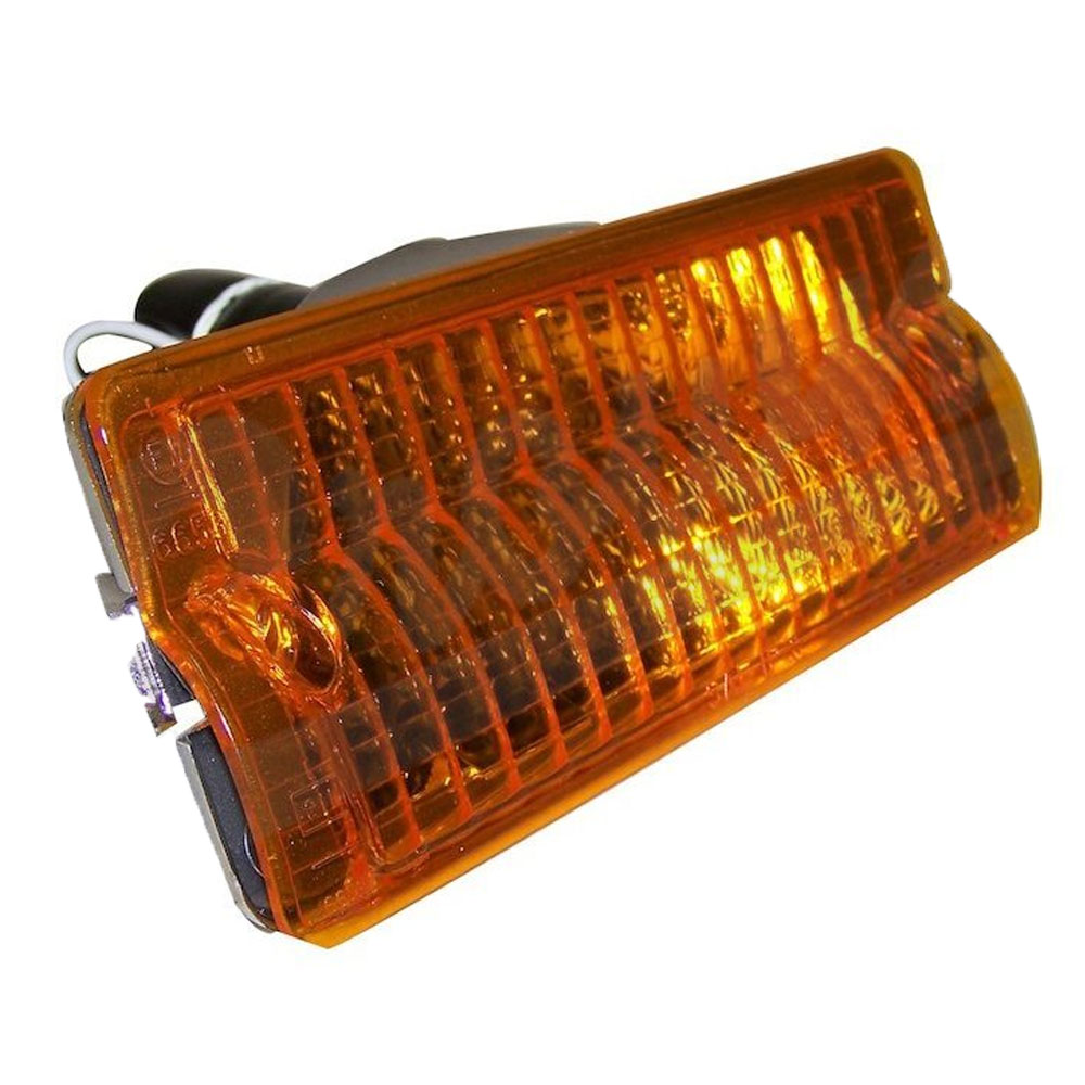 Crown Front Parking Lamp Amber Left | 1976-1991 Jeep Grand Wagoneer SJ, 5460107 Crown Front Parking Lamp Amber Left | 1976-1991 Jeep Grand Wagoneer SJ, 5460107