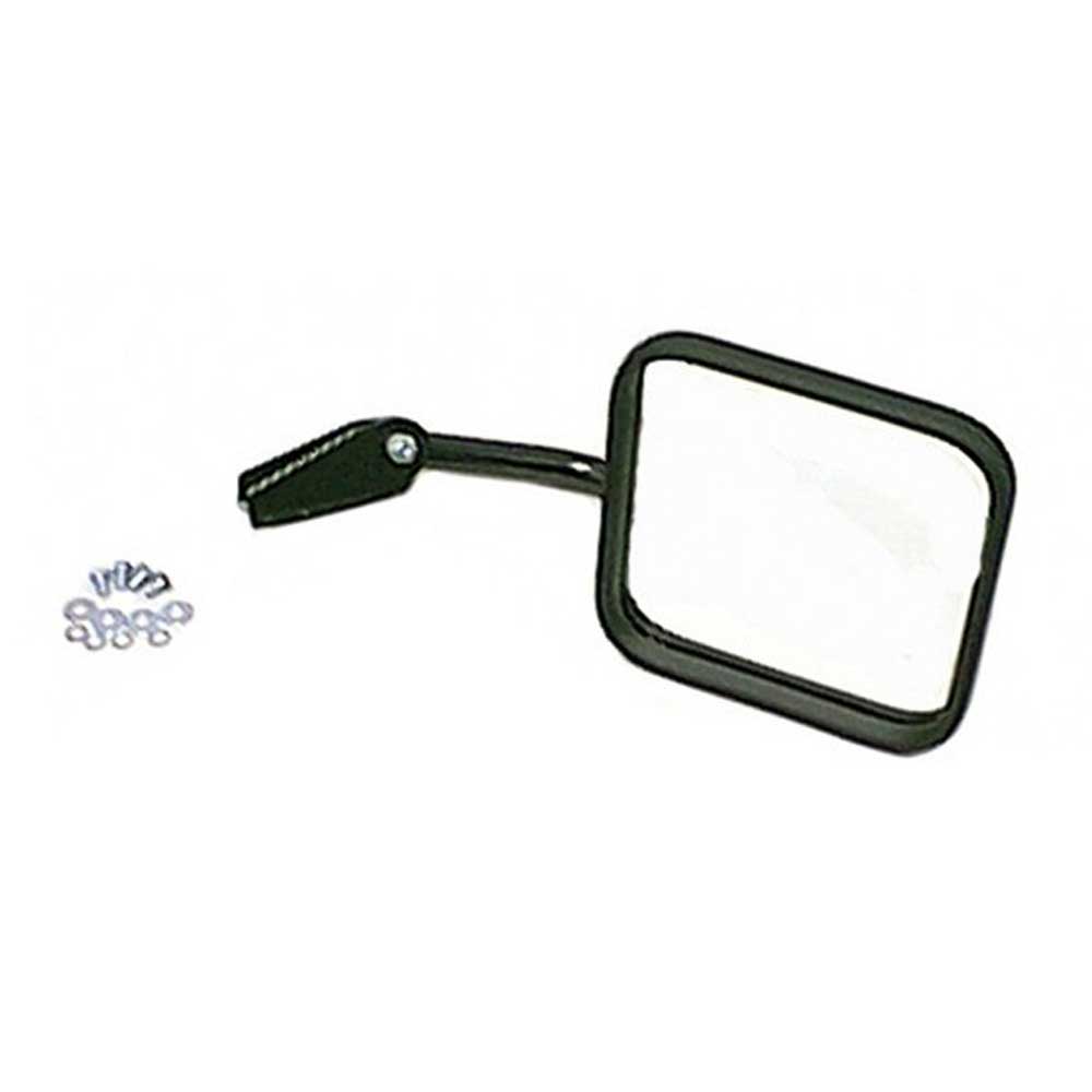 Rt Off Road Right Side/passenger Mirror And Arm, Black, Sold Individually | 1955-1986 Jeep CJ5,