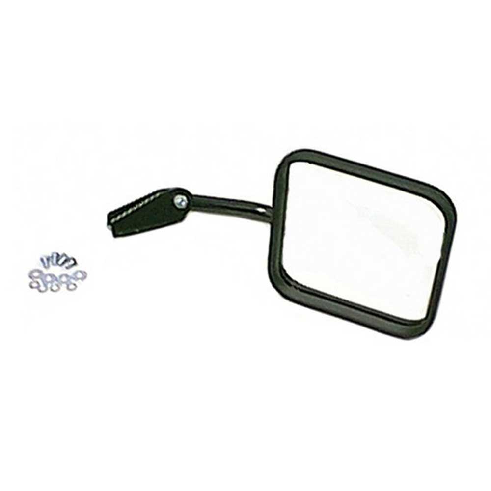 Rt Off Road Right Side/passenger Mirror And Arm, Black, Sold Individually | 1955-1986 Jeep CJ5, Rt Off Road Right Side/passenger Mirror And Arm, Black, Sold Individually | 1955-1986 Jeep CJ5,