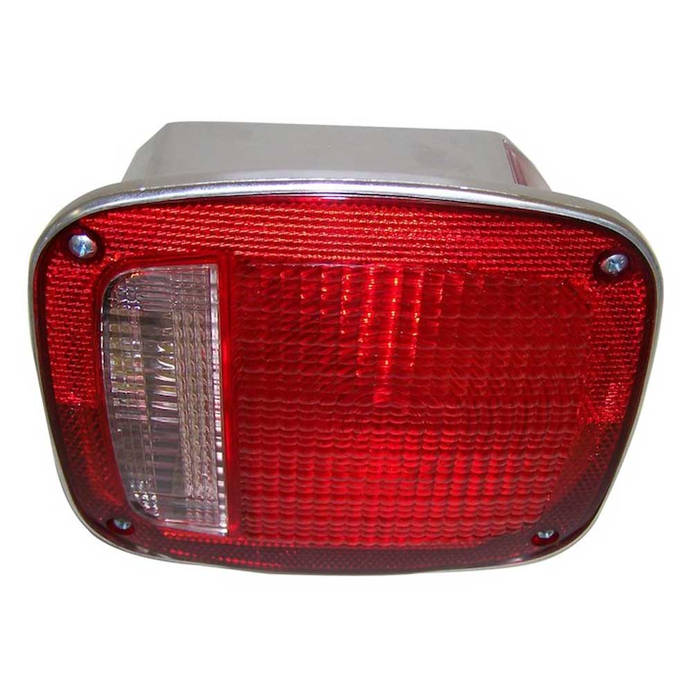 Crown Tail Light, Left Side, Chrome Body | 1976-1980 Jeep CJ5, CJ7, 5457197C Crown Tail Light, Left Side, Chrome Body | 1976-1980 Jeep CJ5, CJ7, 5457197C