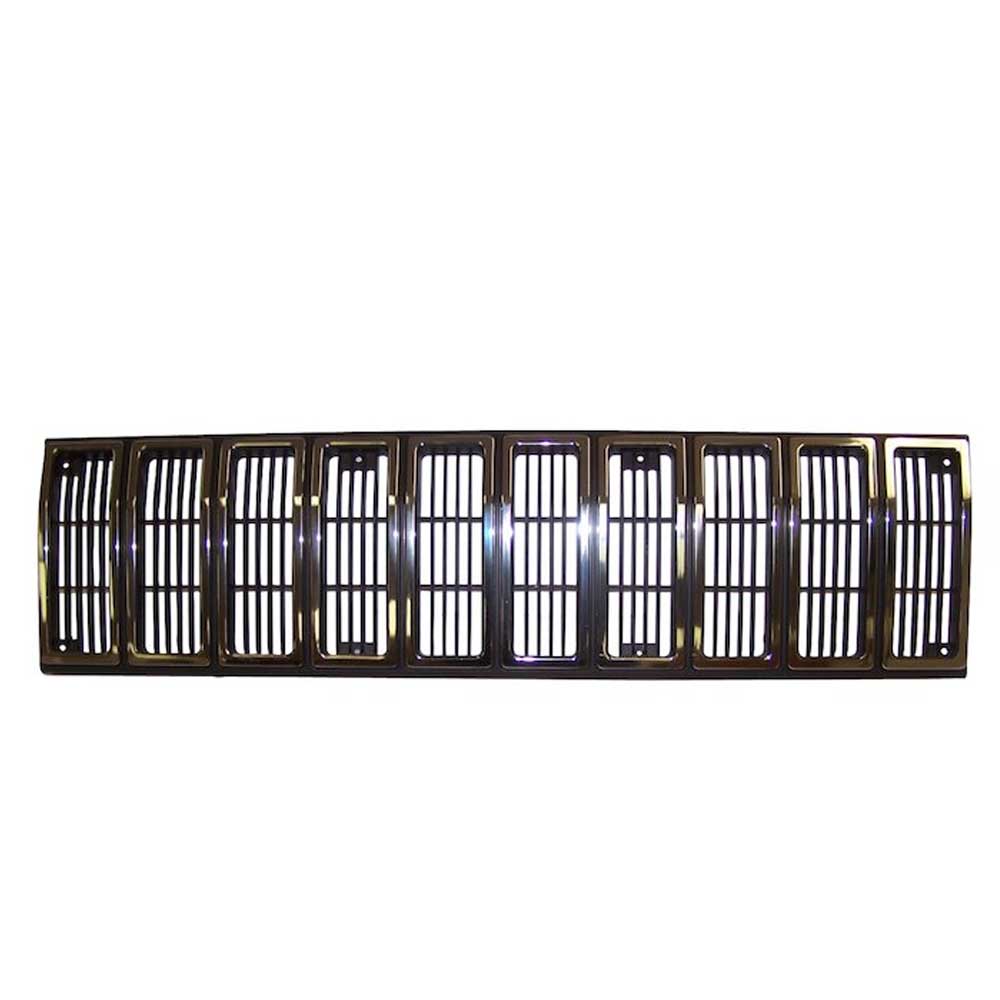 Crown Grill Insert Black/chrome | 1984-1987 Jeep Cherokee XJ, 55002229 Crown Grill Insert Black/chrome | 1984-1987 Jeep Cherokee XJ, 55002229