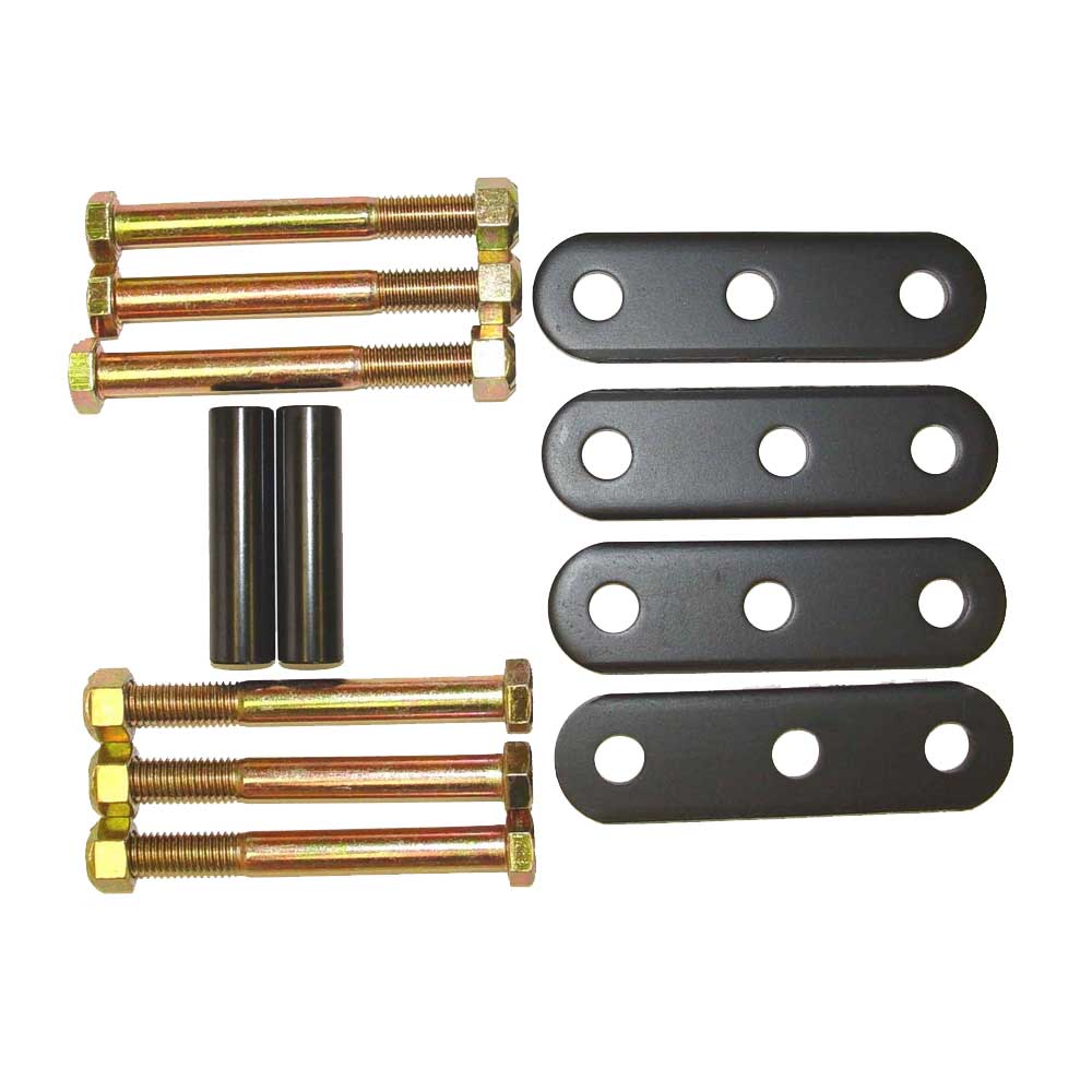 Rugged Ridge Heavy Duty Rear Shackles, Non-Greasable, Without Bushings, Pair, Suspension Parts Rugged Ridge Heavy Duty Rear Shackles, Non-Greasable, Without Bushings, Pair, Suspension Parts