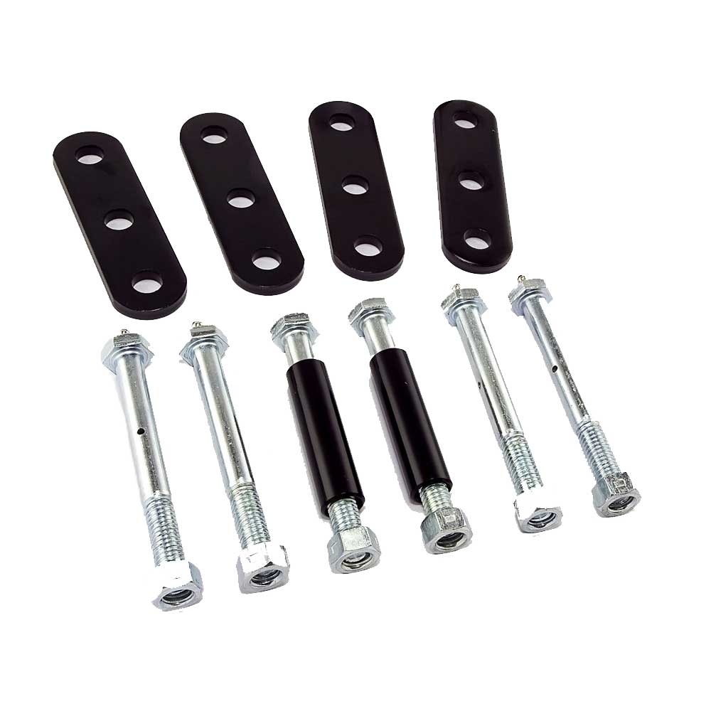 Rugged Ridge Heavy Duty Rear Shackles, Greasable, Without Bushings, Pair, Suspension Parts Rugged Ridge Heavy Duty Rear Shackles, Greasable, Without Bushings, Pair, Suspension Parts