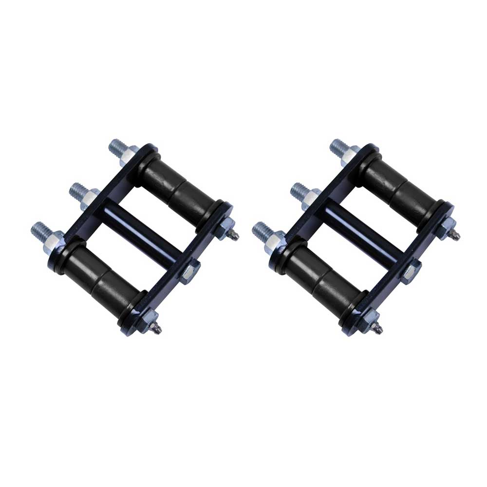 Rugged Ridge Shackles, Rear Hd Greasable W/ Black Bushings (Pair), Suspension Parts | 1976-1986 Rugged Ridge Shackles, Rear Hd Greasable W/ Black Bushings (Pair), Suspension Parts | 1976-1986