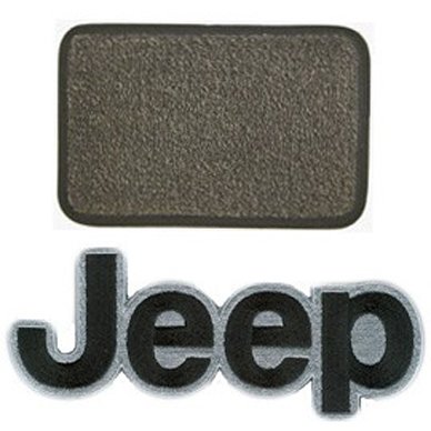 Lloyd Mats Ultimat Sandstone Front Floor Mat Set With Black Jeep Logo, 2 Piece Set | 2014-2017 Jeep