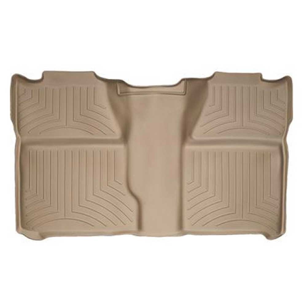 Weathertech Digitalfit Rear Floorliner, 1 Piece, Tan | 2004-2007 Chevrolet Silverado 1500-CrewCab, Weathertech Digitalfit Rear Floorliner, 1 Piece, Tan | 2004-2007 Chevrolet Silverado 1500-CrewCab,