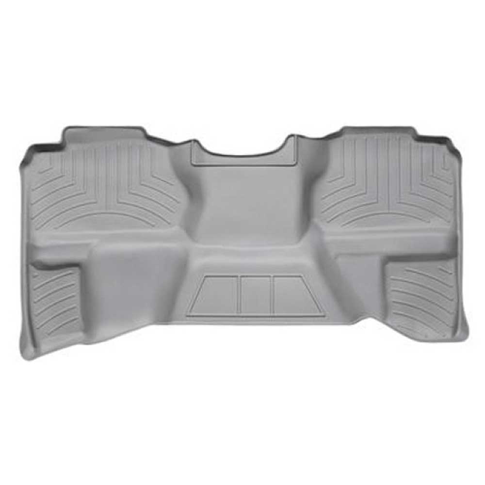 Weathertech Digitalfit Rear Floorliner, 1 Piece, Grey | 2007-2013 Chevrolet Silverado 1500-Extended Weathertech Digitalfit Rear Floorliner, 1 Piece, Grey | 2007-2013 Chevrolet Silverado 1500-Extended