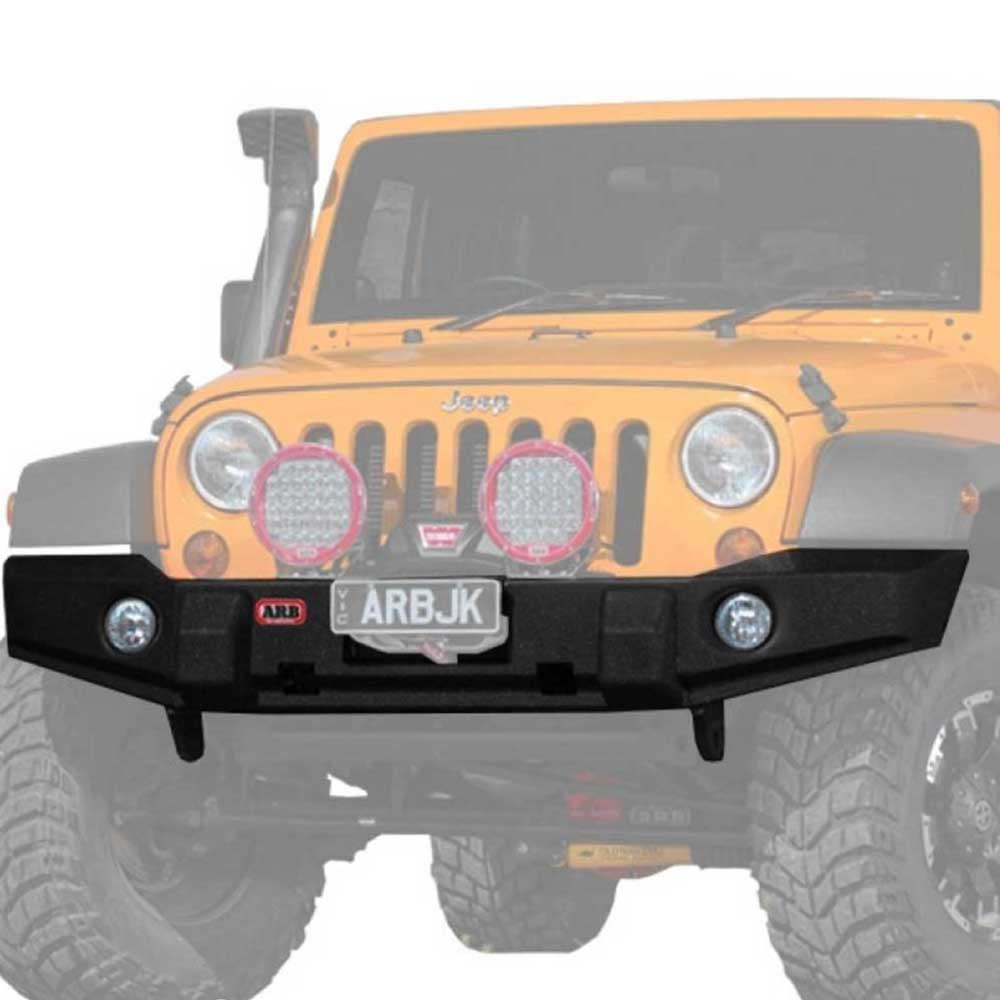 Arb Deluxe Winch Bumper, Integrit Textured Black | 2007-2017 Jeep Wrangler JK & Wrangler Unlimited Arb Deluxe Winch Bumper, Integrit Textured Black | 2007-2017 Jeep Wrangler JK & Wrangler Unlimited