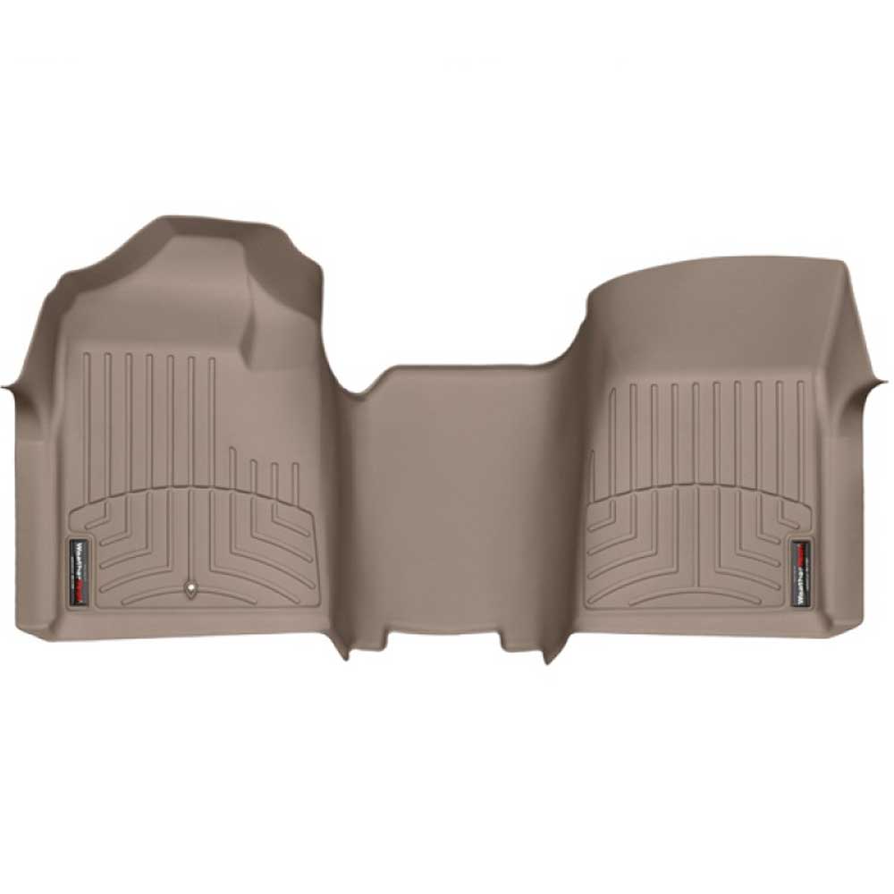 Weathertech Digitalfit Front Floorliner, 1 Piece, Tan | 2007-2013 Chevrolet Silverado 1500-Regular Weathertech Digitalfit Front Floorliner, 1 Piece, Tan | 2007-2013 Chevrolet Silverado 1500-Regular