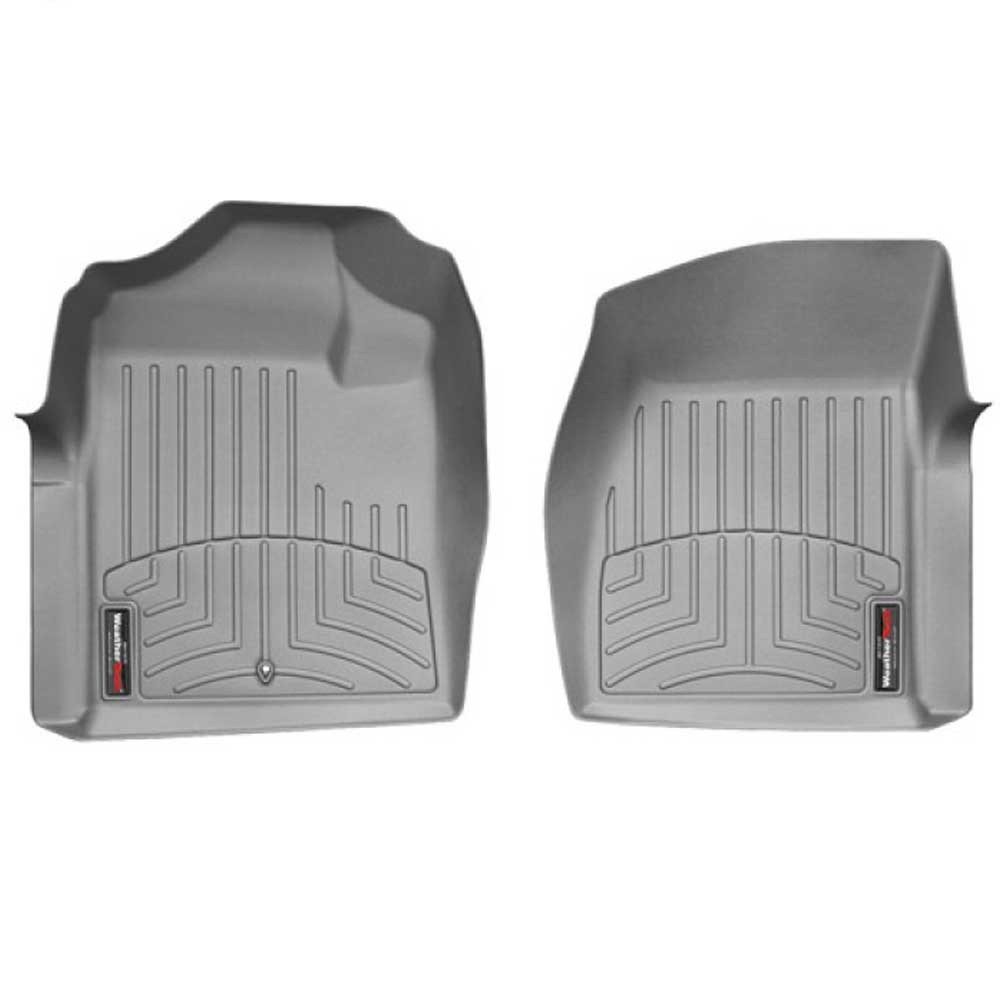 Weathertech Digitalfit Front Floorliners, Grey, Pair | 2007-2013 Chevrolet Silverado 1500-Regular Weathertech Digitalfit Front Floorliners, Grey, Pair | 2007-2013 Chevrolet Silverado 1500-Regular