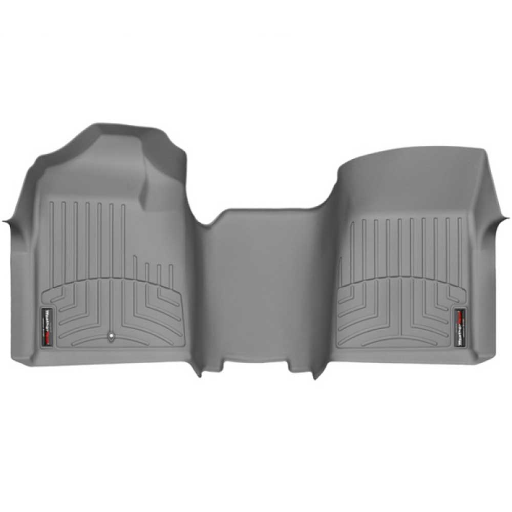 Weathertech Digitalfit Front Floorliner, 1 Piece, Grey | 2007-2013 Chevrolet Silverado 1500-Regular Weathertech Digitalfit Front Floorliner, 1 Piece, Grey | 2007-2013 Chevrolet Silverado 1500-Regular