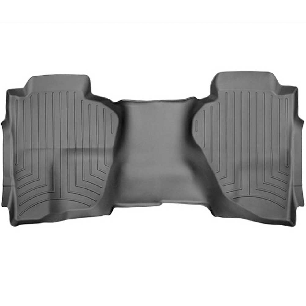 Weathertech Digitalfit Rear Floorliner, 1 Piece, Black | 2014-2015 Chevrolet Silverado 1500-Double Weathertech Digitalfit Rear Floorliner, 1 Piece, Black | 2014-2015 Chevrolet Silverado 1500-Double