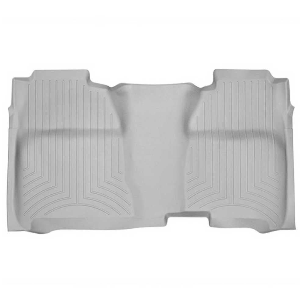 Weathertech Digitalfit Rear Floorliner, 1 Piece, Grey | 2014-2015 Chevrolet Silverado 1500-Crew Weathertech Digitalfit Rear Floorliner, 1 Piece, Grey | 2014-2015 Chevrolet Silverado 1500-Crew