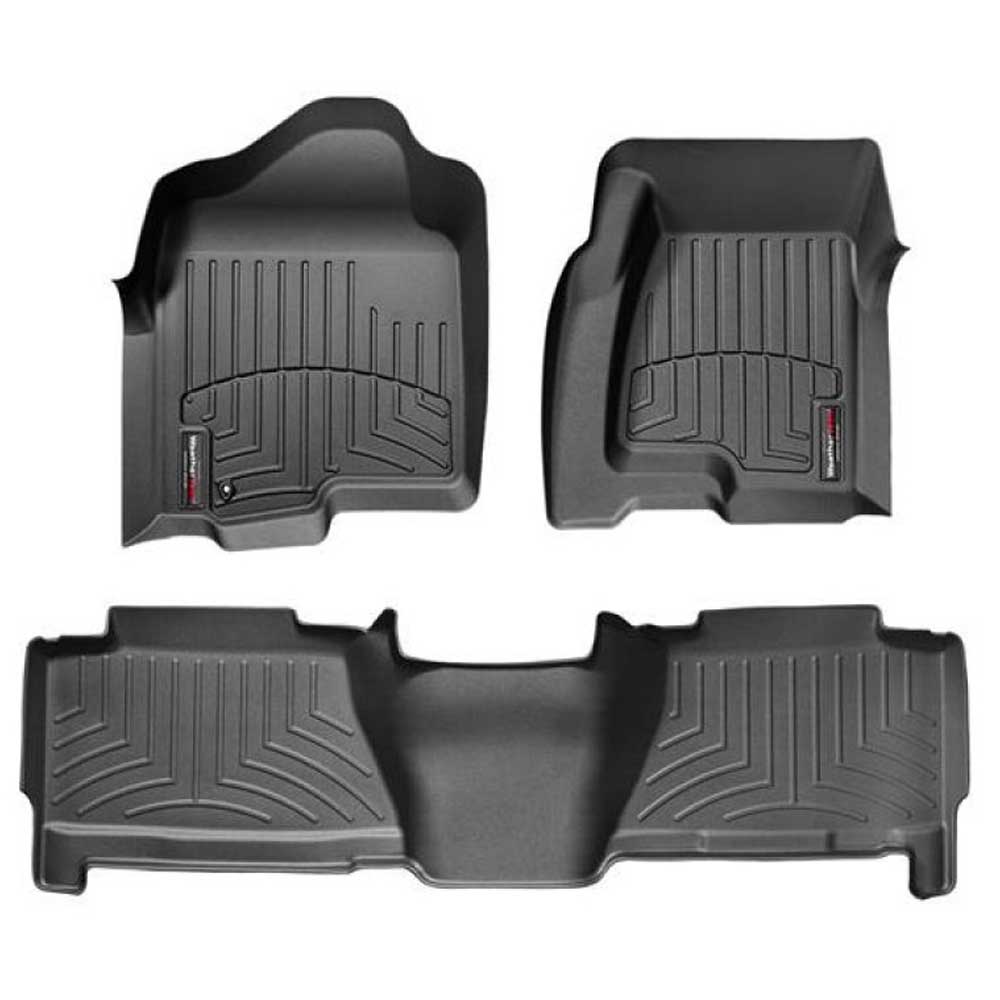 Weathertech Digitalfit Front And Rear Floorliners, 3 Piece Set, Black | 2001-2006 Chevrolet Weathertech Digitalfit Front And Rear Floorliners, 3 Piece Set, Black | 2001-2006 Chevrolet