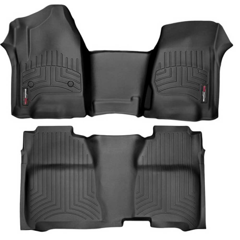 Weathertech Digitalfit Front And Rear Floorliners, 2 Piece Set, Black | 2014-2015 Chevrolet Weathertech Digitalfit Front And Rear Floorliners, 2 Piece Set, Black | 2014-2015 Chevrolet