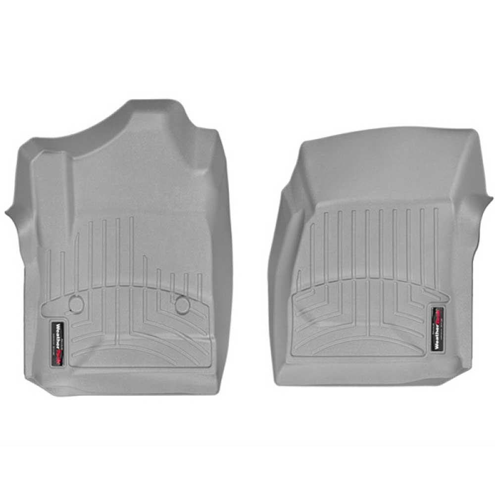 Weathertech Digitalfit Front Floorliners, Grey, Pair | 2014-2015 Chevrolet Silverado 1500-Regular Weathertech Digitalfit Front Floorliners, Grey, Pair | 2014-2015 Chevrolet Silverado 1500-Regular