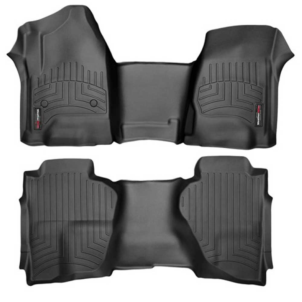 Weathertech Digitalfit Front And Rear Floorliners, 2 Piece Set, Black | 2014-2015 Chevrolet Weathertech Digitalfit Front And Rear Floorliners, 2 Piece Set, Black | 2014-2015 Chevrolet