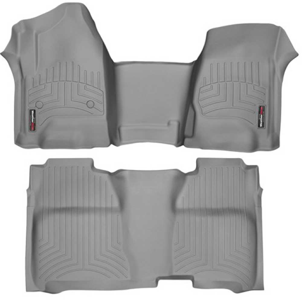Weathertech Digitalfit Front And Rear Floorliners, 2 Piece Set, Grey | 2014-2015 Chevrolet Weathertech Digitalfit Front And Rear Floorliners, 2 Piece Set, Grey | 2014-2015 Chevrolet