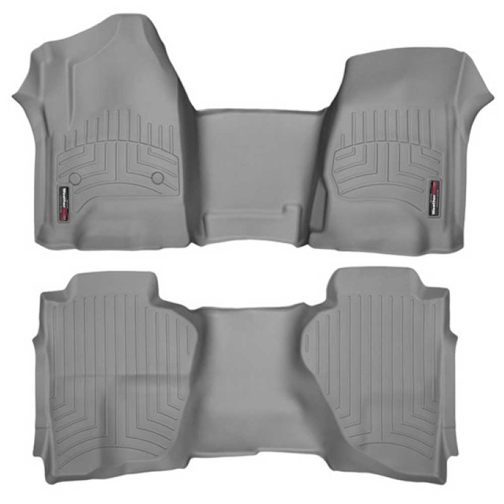 Weathertech Digitalfit Front And Rear Floorliners, 2 Piece Set, Grey | 2014-2015 Chevrolet Weathertech Digitalfit Front And Rear Floorliners, 2 Piece Set, Grey | 2014-2015 Chevrolet