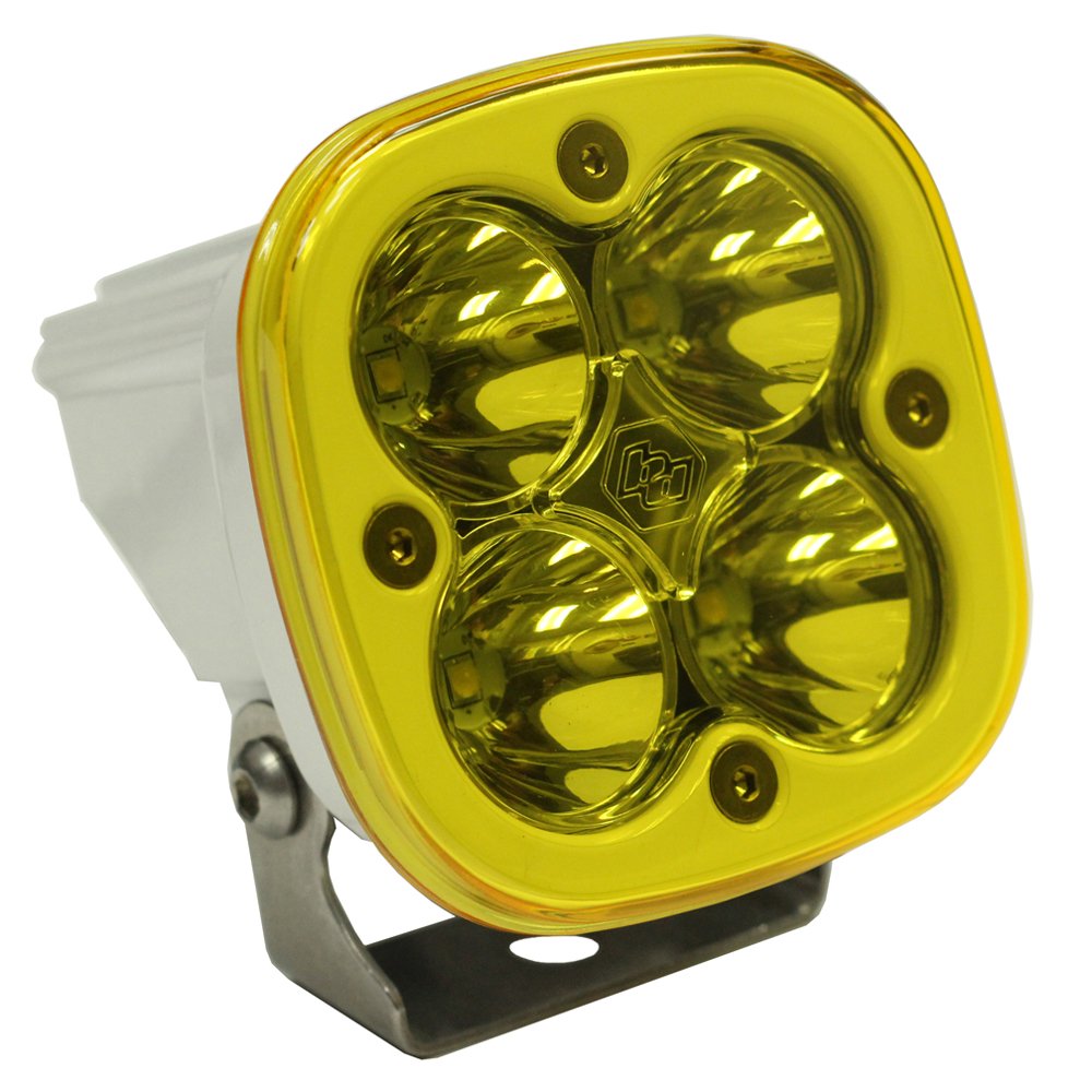 Baja Designs Squadron Sport Flood/work Beam Led Light, White With Amber Lens, Sold Individually, Baja Designs Squadron Sport Flood/work Beam Led Light, White With Amber Lens, Sold Individually,