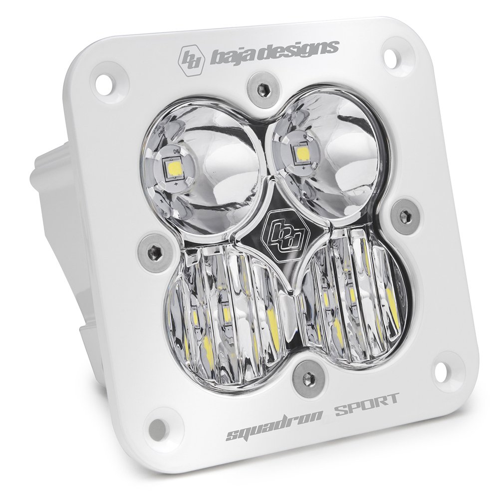 Baja Designs Squadron Sport Driving/combo Beam Led Light, Flush Mount, White, BAJA-551003WT Baja Designs Squadron Sport Driving/combo Beam Led Light, Flush Mount, White, BAJA-551003WT