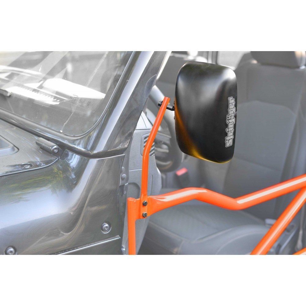 Steinjager Jl Tube Door Mirror Kit, Fluorescent Orange | 2018-2019 Jeep Wrangler JL & JLU, Steinjager Jl Tube Door Mirror Kit, Fluorescent Orange | 2018-2019 Jeep Wrangler JL & JLU,