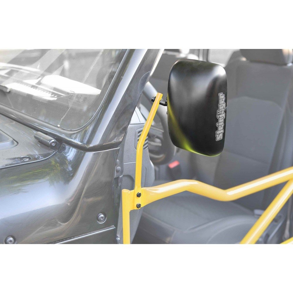 Steinjager Jl Tube Door Mirror Kit, Lemon Peel | 2018-2019 Jeep Wrangler JL & JLU, STJ-J0048346 Steinjager Jl Tube Door Mirror Kit, Lemon Peel | 2018-2019 Jeep Wrangler JL & JLU, STJ-J0048346