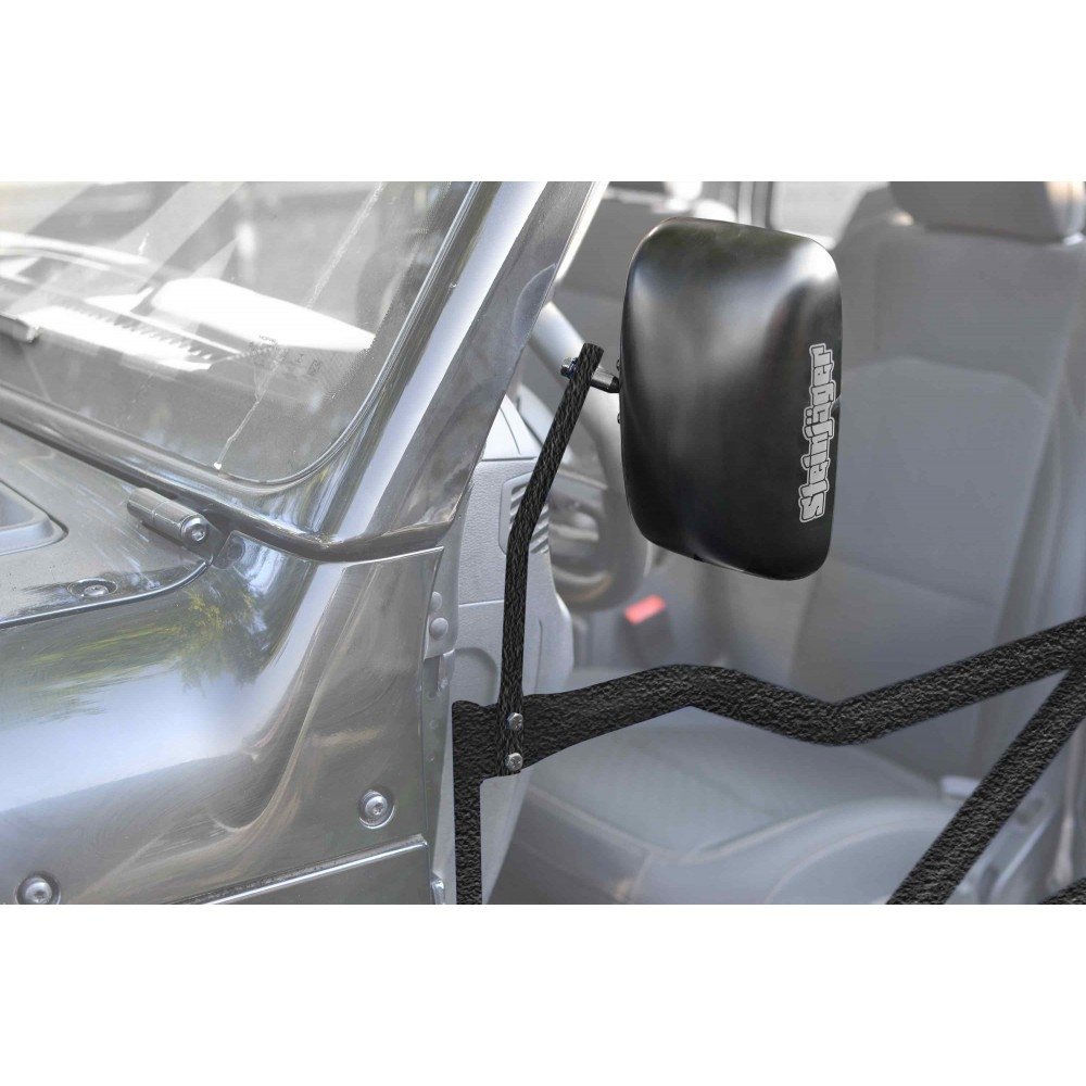 Steinjager Jl Tube Door Mirror Kit, Texturized Black | 2018-2019 Jeep Wrangler JL & JLU, Steinjager Jl Tube Door Mirror Kit, Texturized Black | 2018-2019 Jeep Wrangler JL & JLU,