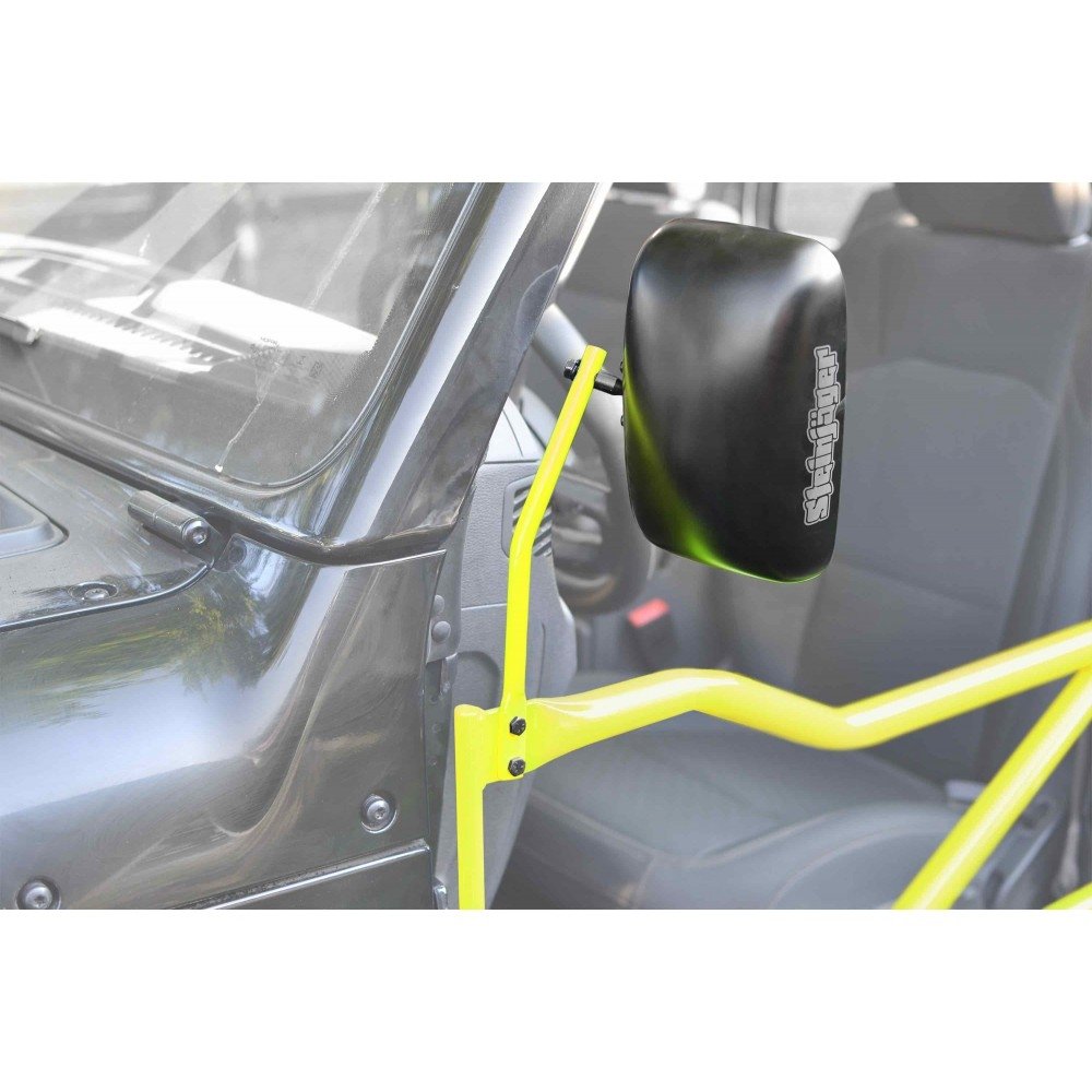 Steinjager Jl Tube Door Mirror Kit, Neon Yellow | 2018-2019 Jeep Wrangler JL & JLU, STJ-J0048356 Steinjager Jl Tube Door Mirror Kit, Neon Yellow | 2018-2019 Jeep Wrangler JL & JLU, STJ-J0048356