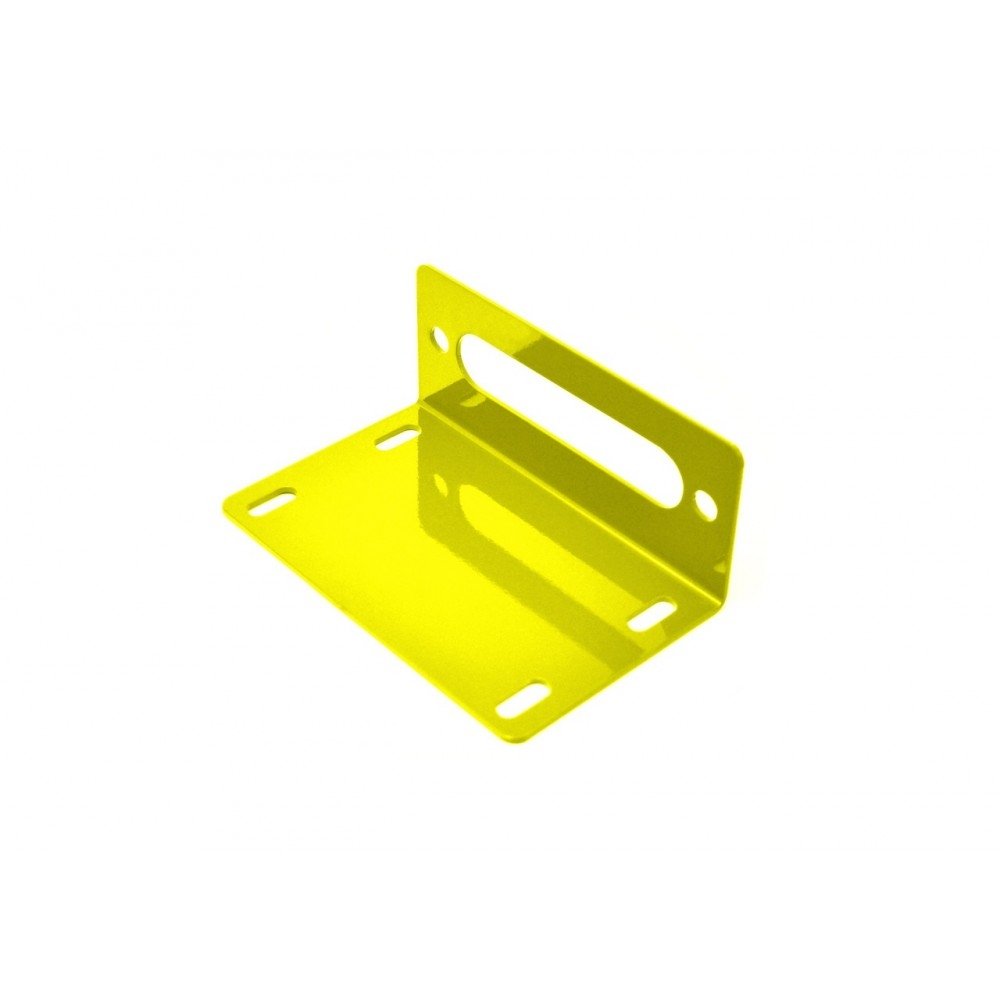Steinjager Universal Winch Base Jk Fairlead Mount, Neon Yellow | 2007-2018 Jeep Wrangler JK & JKU, Steinjager Universal Winch Base Jk Fairlead Mount, Neon Yellow | 2007-2018 Jeep Wrangler JK & JKU,