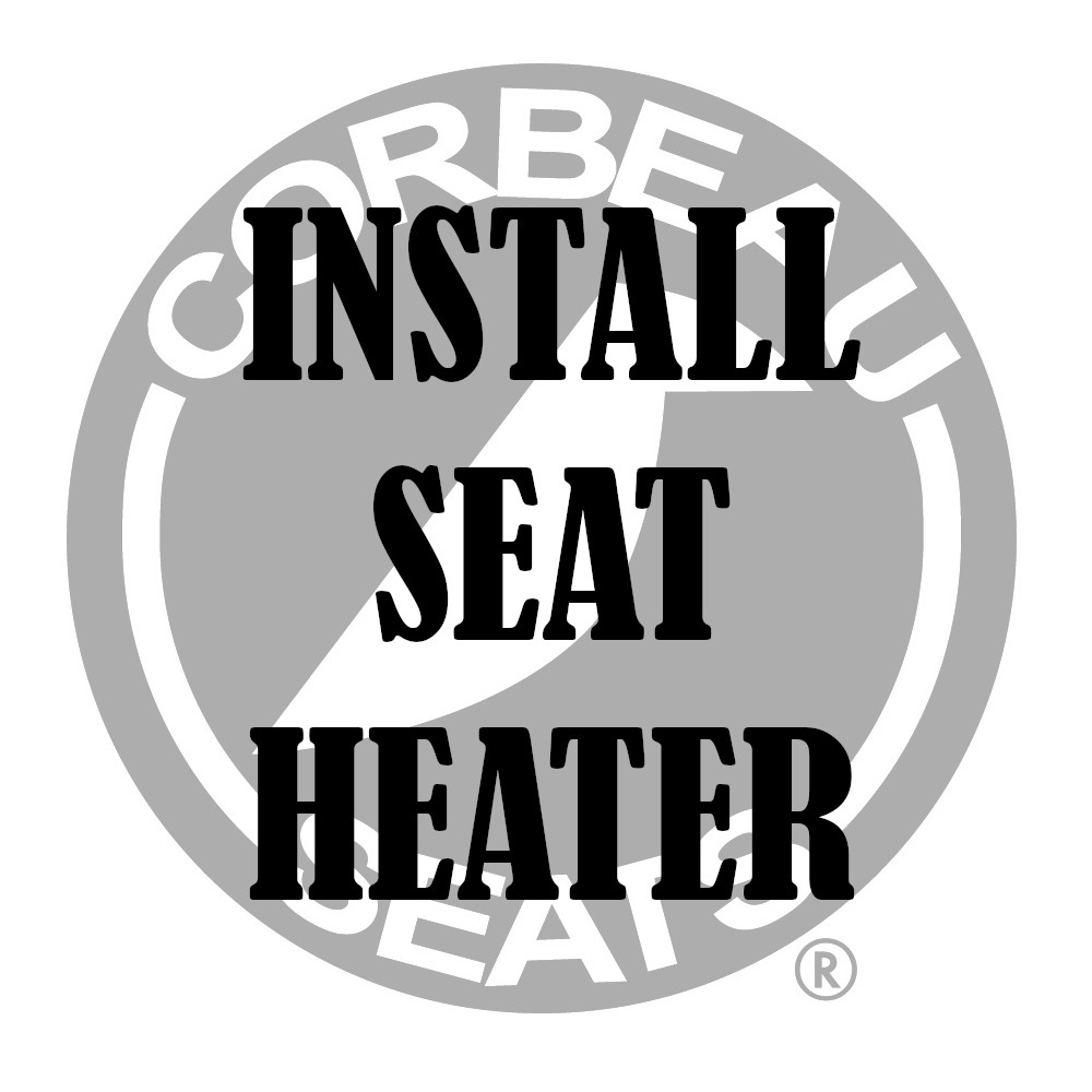 Jeep Installation Charge: For Corbeau Seat Heater Only, 1 Per Seat | All Corbeau Seats, COR-IN-SH Jeep Installation Charge: For Corbeau Seat Heater Only, 1 Per Seat | All Corbeau Seats, COR-IN-SH