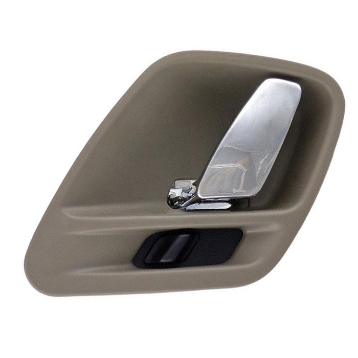 Dorman Interior Door Handle, Left Side, Light Gray With Chrome Lever | 2002-2004 Jeep Grand Dorman Interior Door Handle, Left Side, Light Gray With Chrome Lever | 2002-2004 Jeep Grand