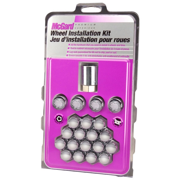 Mcgard Wheel Installation Kit, 4 Wheels, 5 Lug, 13/16 Mcgard Wheel Installation Kit, 4 Wheels, 5 Lug, 13/16