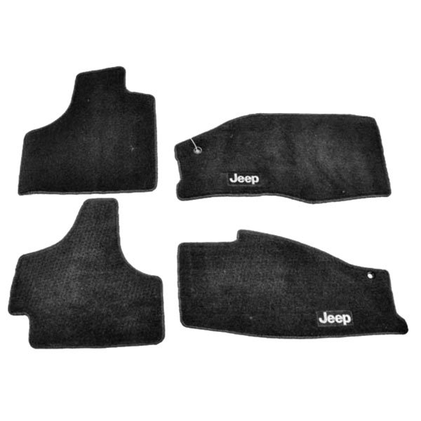 Mopar Premium Carpet Mats With Jeep Logo, Dark Slate Gray, Set Of 4 | 2011-2012 Jeep Liberty KK, Mopar Premium Carpet Mats With Jeep Logo, Dark Slate Gray, Set Of 4 | 2011-2012 Jeep Liberty KK,