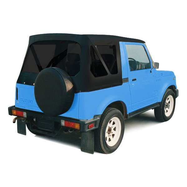 Rampage Factory Replacement Soft Top With Tinted Windows Black Diamond | 1986-1995 Suzuki Samurai,