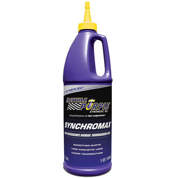 Royal Purple Synchromax High Performance Synthetic Manual Transmission Fluid, 1 Qt | Manual Royal Purple Synchromax High Performance Synthetic Manual Transmission Fluid, 1 Qt | Manual