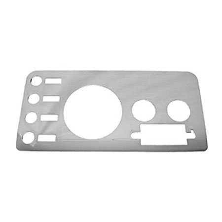 Rugged Ridge Gauge Cover, Stainless Steel | 1976-1986 Jeep CJ8 Scrambler, CJ7 & CJ5, 11124.01 Rugged Ridge Gauge Cover, Stainless Steel | 1976-1986 Jeep CJ8 Scrambler, CJ7 & CJ5, 11124.01