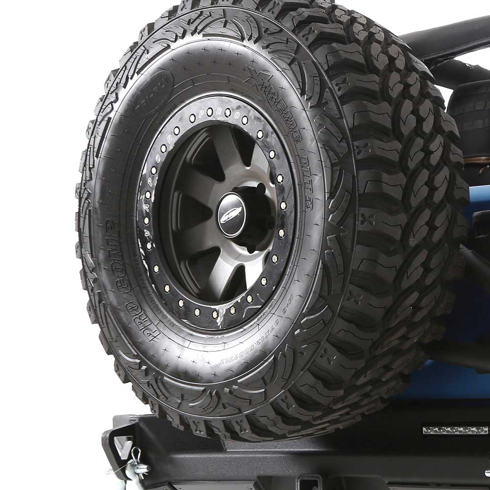 Smittybilt Slant Back Tire Carrier Kit | 2007-2017 Jeep Wrangler JK & Unlimited JK, SB-76857-05-P Smittybilt Slant Back Tire Carrier Kit | 2007-2017 Jeep Wrangler JK & Unlimited JK, SB-76857-05-P