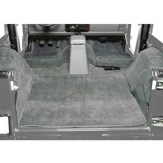 Seatz Deluxe Cut Pile Carpet Kit With Roll Bar Cut-Outs, Grey | 1986-1995 Suzuki Samurai with Soft