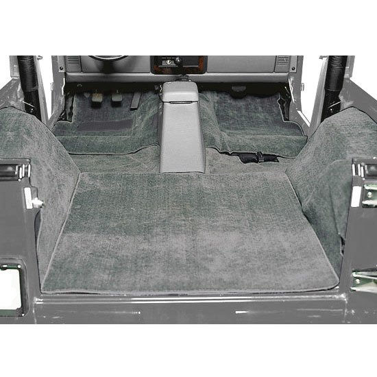 Seatz Deluxe Cut Pile Carpet Kit, Grey | 1989-1996 Suzuki Sidekick/Geo Tracker, 75005-15C