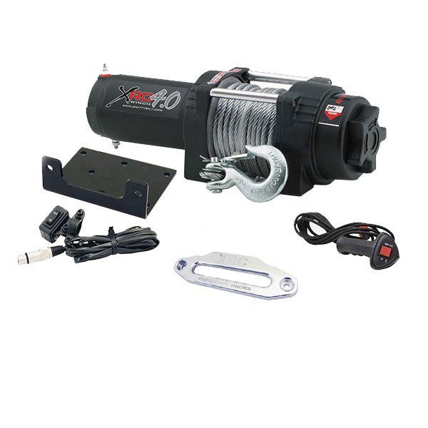 Smittybilt Xrc 4.0 Comp Series Winch With Synthetic Rope And Aluminum Fairlead, 4,000 Lb. Line Smittybilt Xrc 4.0 Comp Series Winch With Synthetic Rope And Aluminum Fairlead, 4,000 Lb. Line