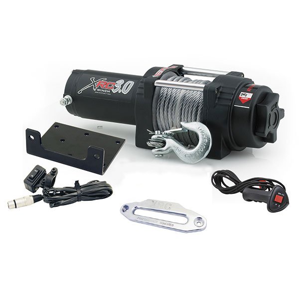 Smittybilt Xrc 3.0 Comp Series Winch With Synthetic Rope And Aluminum Fairlead, 3,000 Lb. Line Smittybilt Xrc 3.0 Comp Series Winch With Synthetic Rope And Aluminum Fairlead, 3,000 Lb. Line