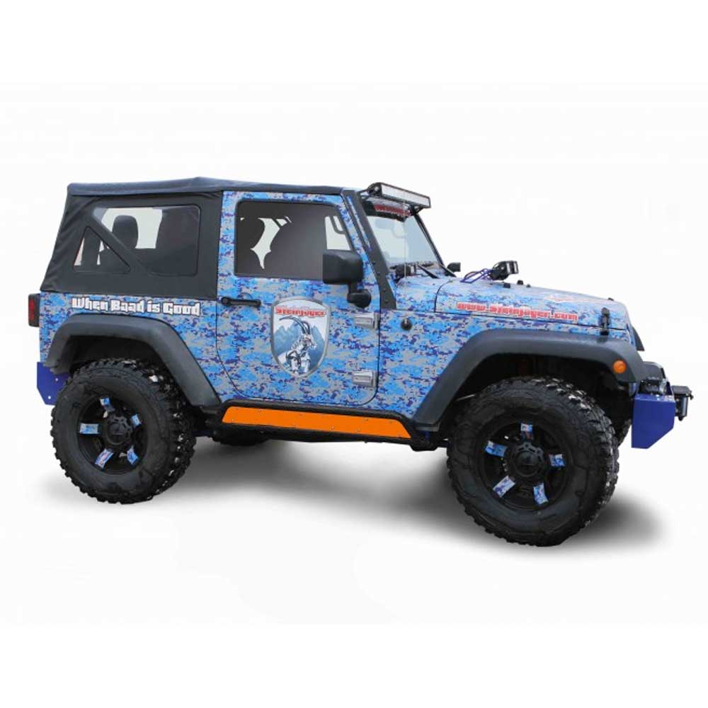 Steinjager Phantom Rock Slider Insert Kit, Fluorescent Orange | 2007-2017 Jeep Wrangler JK, Steinjager Phantom Rock Slider Insert Kit, Fluorescent Orange | 2007-2017 Jeep Wrangler JK,