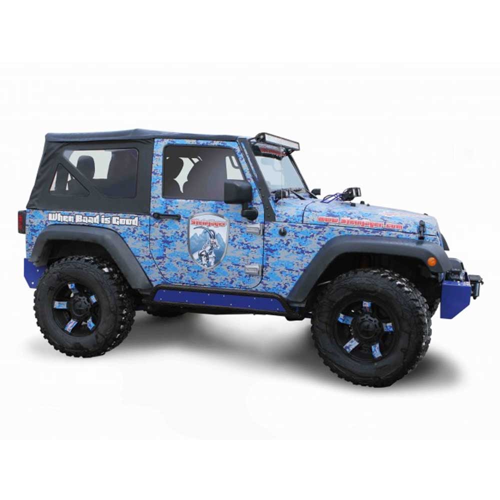 Steinjager Phantom Rock Slider Insert Kit, Southwest Blue | 2007-2017 Jeep Wrangler JK, STJ-J0044870 Steinjager Phantom Rock Slider Insert Kit, Southwest Blue | 2007-2017 Jeep Wrangler JK, STJ-J0044870