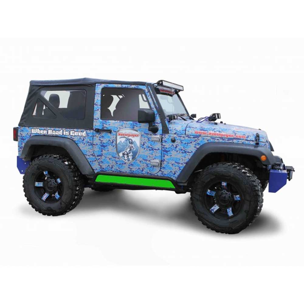 Steinjager Phantom Rock Slider Insert Kit, Neon Green | 2007-2017 Jeep Wrangler JK, STJ-J0044873 Steinjager Phantom Rock Slider Insert Kit, Neon Green | 2007-2017 Jeep Wrangler JK, STJ-J0044873