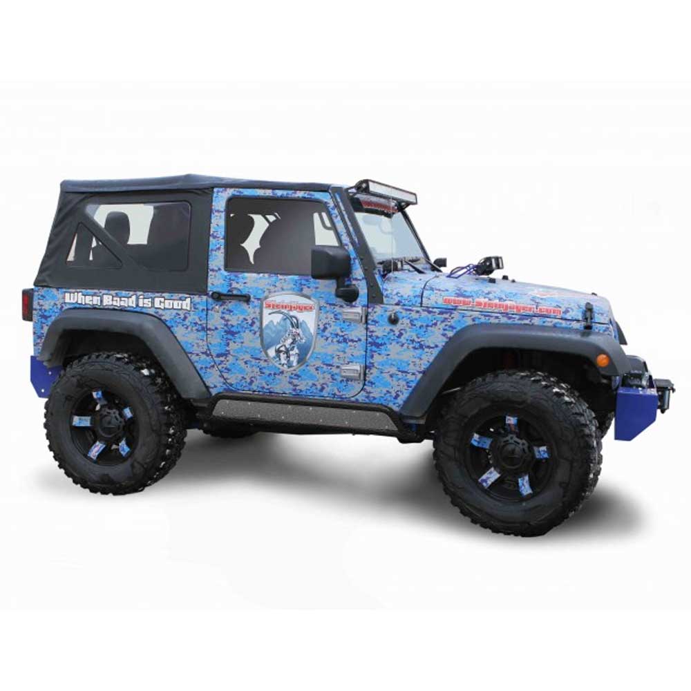 Steinjager Phantom Rock Slider Insert Kit, Gray Hammertone | 2007-2017 Jeep Wrangler JK, Steinjager Phantom Rock Slider Insert Kit, Gray Hammertone | 2007-2017 Jeep Wrangler JK,